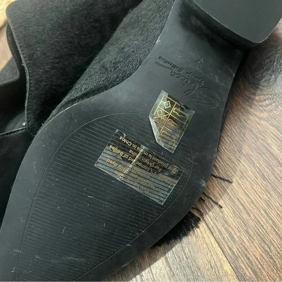 NEW SBICCA Black Tassel Harahan Calf Hair Loafer Size 7 - Picture 6 of 9